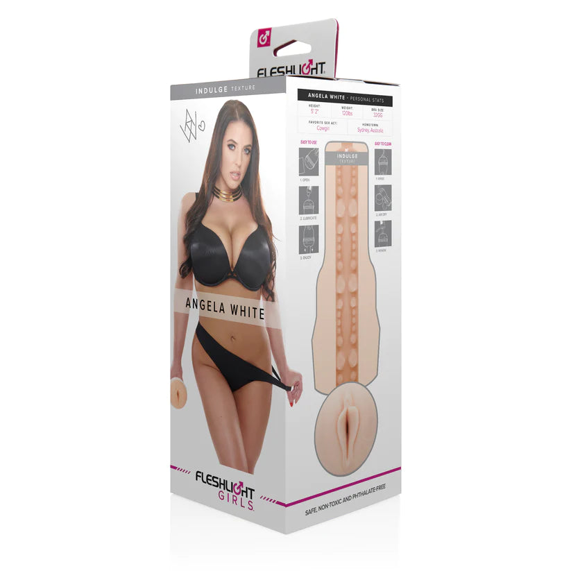 Fleshlight Girls Angela White Indulge Signature Vagina - Club X